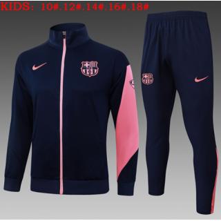 Chándal FC Barcelona 2025/26 (Dark Bule long zipper) - NIÑOS
